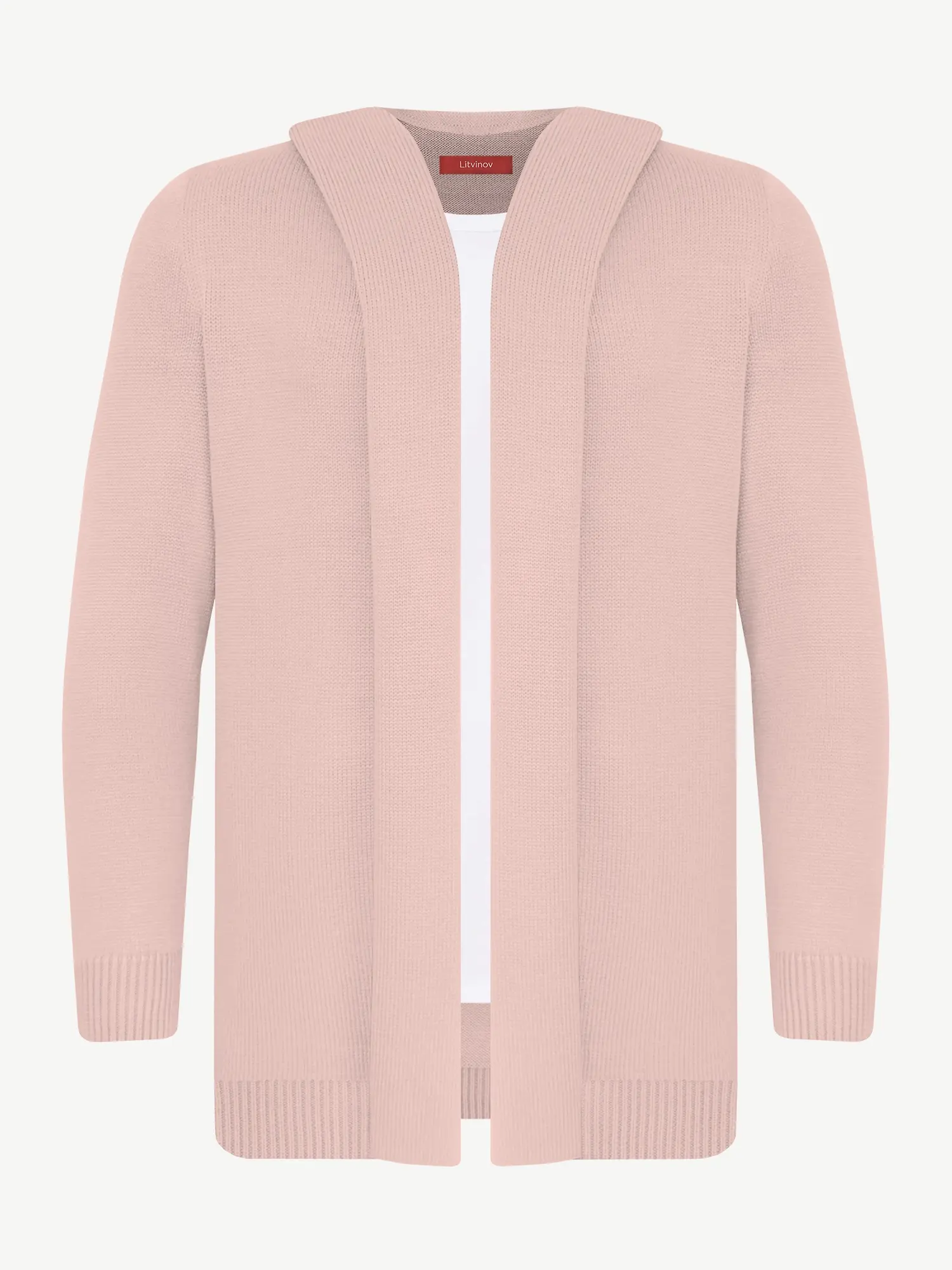 Кардиган с капюшоном из кашемира