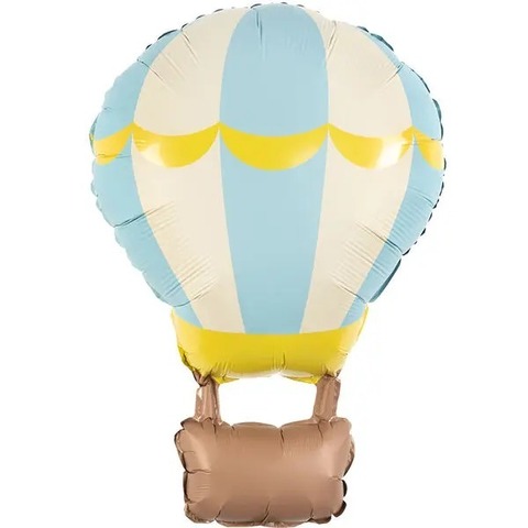 Фигура Воздушный шар, Голубой, Сатин (Китай)