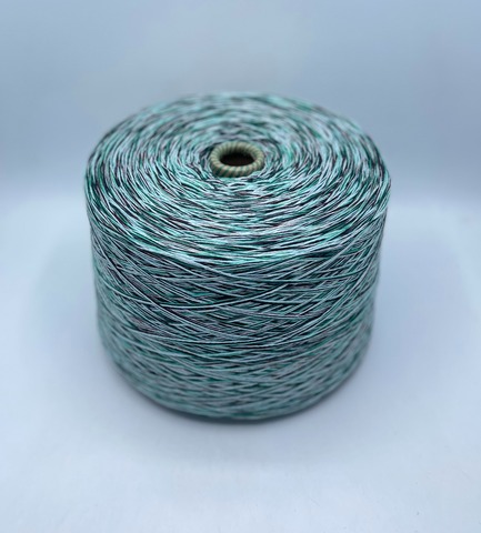 Авторская смотка (пр.Италия) 244м/100гр, Шерсть/Хлопок/Меринос/Полиамид/Вискоза/Кашемир/Остальные волокна, цвет-Мята, арт.36501