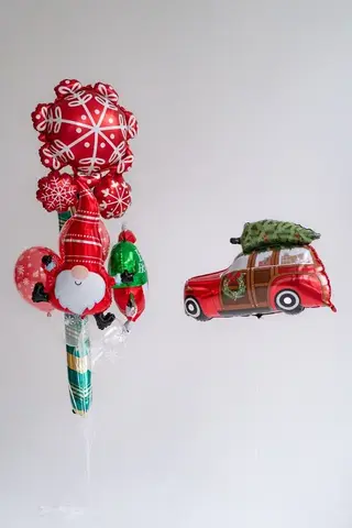 Сет гелиевых шаров Новогодний бум