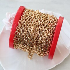 Цепочка 9,5*8 мм, позолота, 50 см, А215