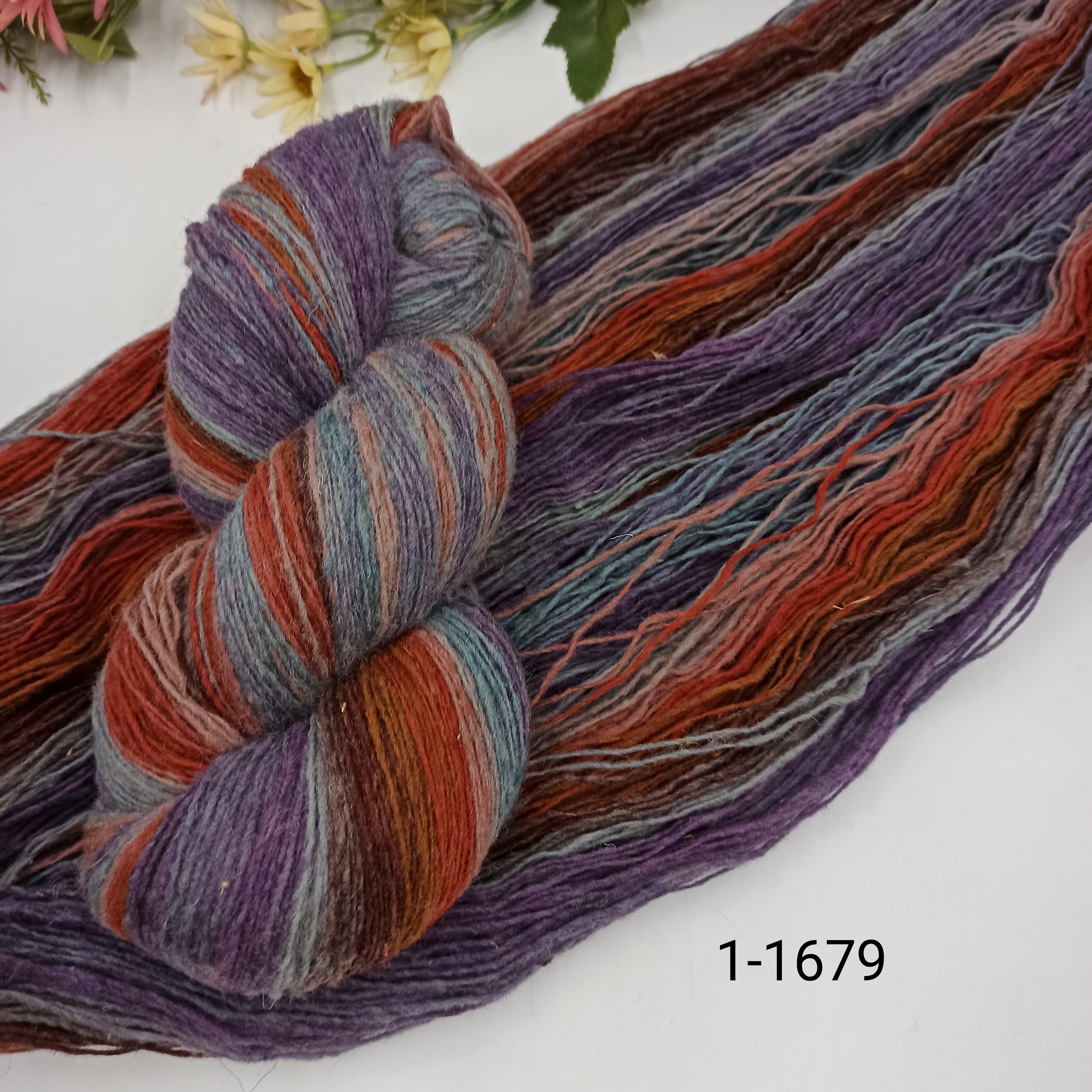 Дундага 6/1 шерсть секционного окрашивания 01-1679 420м/100гр