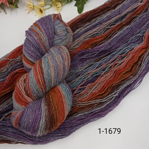 Дундага 6/1 шерсть секционного окрашивания 01-1679 420м/100гр