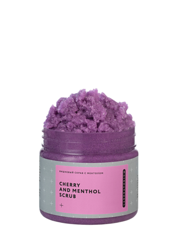 Вишневый скраб с ментолом