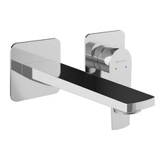 Aqueduto LIN0400 AQD LINHA Смеситель для раковины настенный со скрытой частью, хром фото