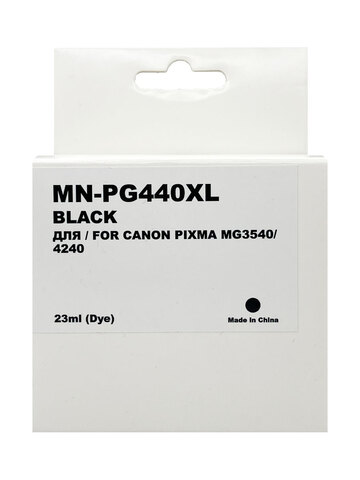 Картридж Myink PG-440XL для CANON PIXMA MG3540, MG4240 Black (23ml)