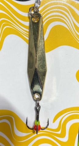 58 Блесна зимняя KDF Minkur 130-8022 7 гр 48 мм цв gold