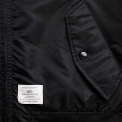 Бомбер Alpha Industries L-2B Hooded Gen II Black (Черный)