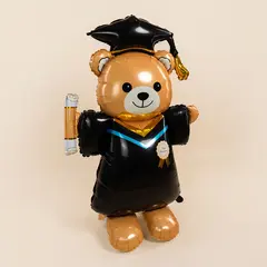 Шар 3D Мишка Выпускник