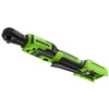 Гайковерт-трещотка Greenworks GD24RW, 24V, бесщеточная, 1/2", 80Нм, редуктор 70 мм, без АКБ и ЗУ с сумкой, арт. 3804007 — фото 6