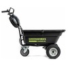 Садовая тележка самоходная Greenworks Арт. 7400607, 82V, 106 л, без АКБ и ЗУ — фото 4