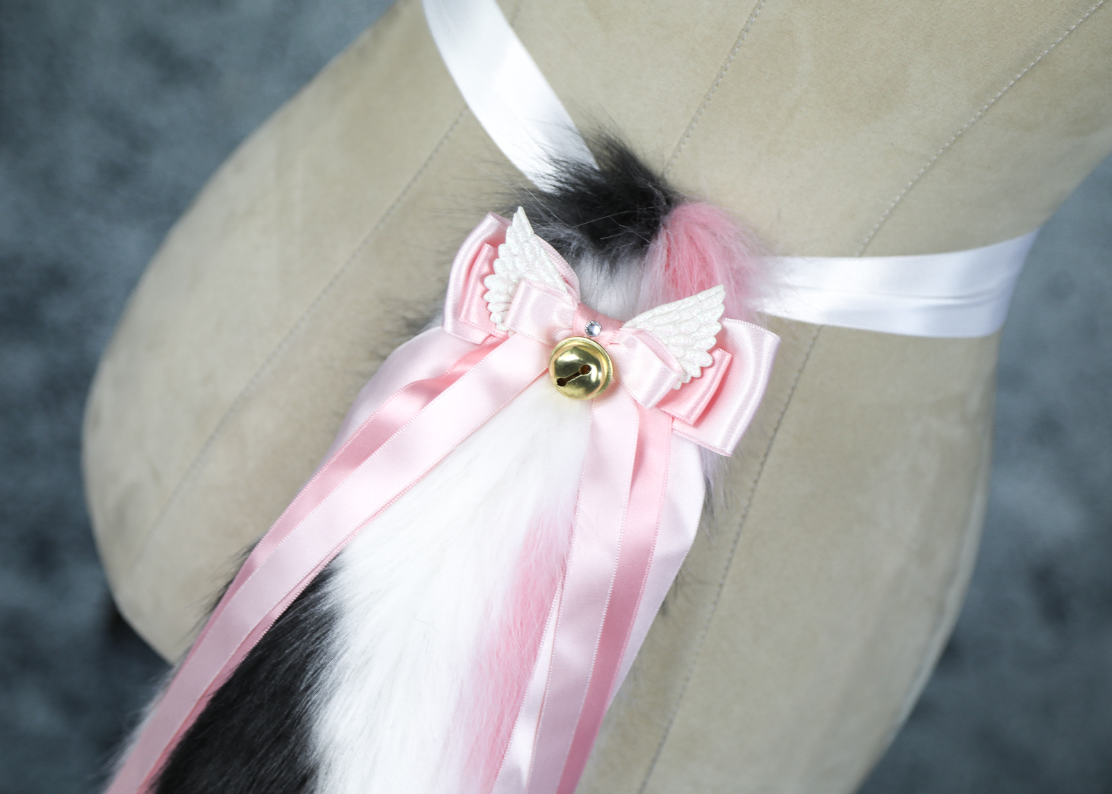 Pink Nurse Cat Ears and Tail Set - Shop Catzo Club Hair Accessories - Pinkoi