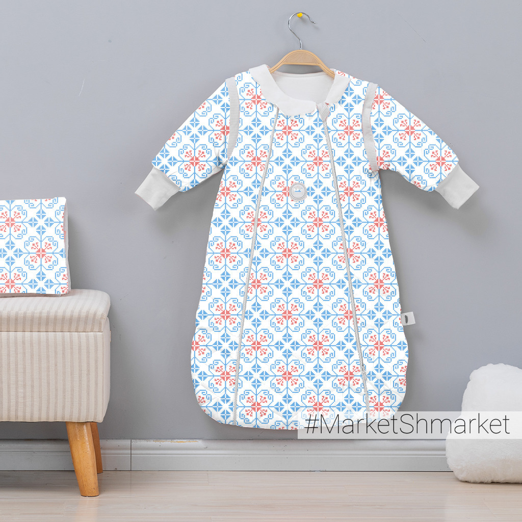 Ткани Цветы из крестиков, народная вышивка - закажи на #MarketShmarket ...