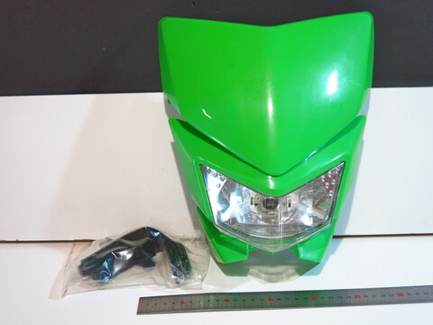 Фара эндуро Kawasaki KLX 250 зелёная
