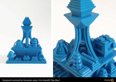 Пластик для 3D-принтера Fillamentum PLA Extrafill Sky Blue