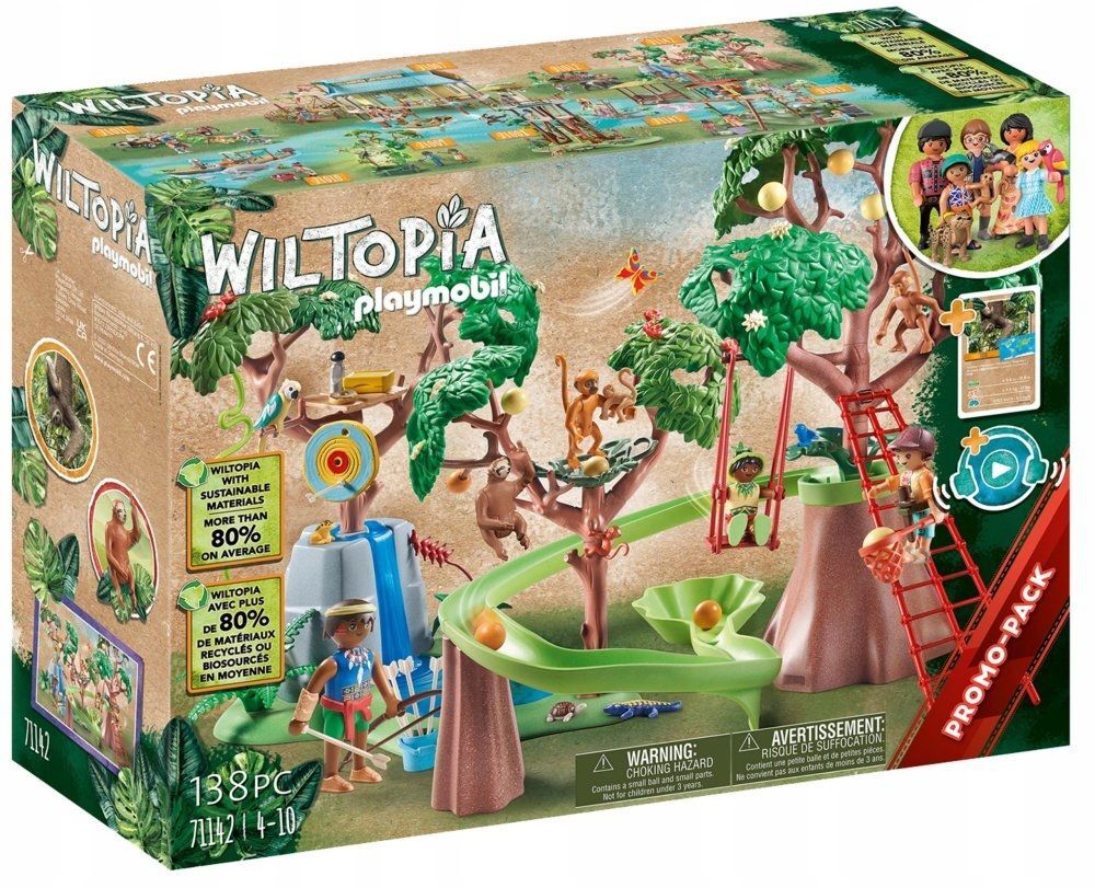 Конструктор Playmobil Wiltopia - Тропическая игровая площадка - Плеймобиль  71142 купить в Москве | Доставка по России.