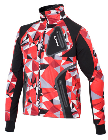 Лыжная разминочная куртка One Way - Carnic red diamond унисекс
