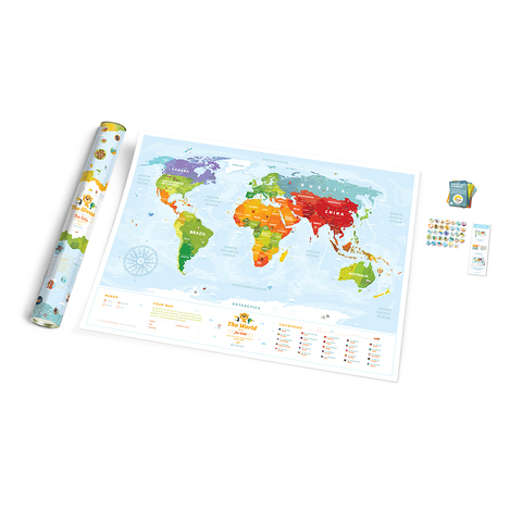 Карта Travel Map Kids Sights