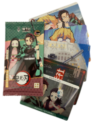 Бустер коллекционных карточек Demon Slayer (категория A+) Green box