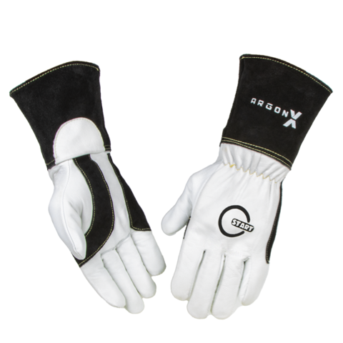 Краги из спилка и кожи START Argon X