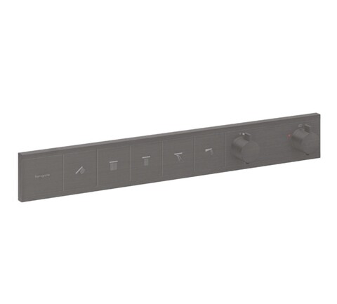 Hansgrohe RainSelect 15384340 Термостатический смеситель для ванны для 5 потреб. (чёрный хром шлифованный)