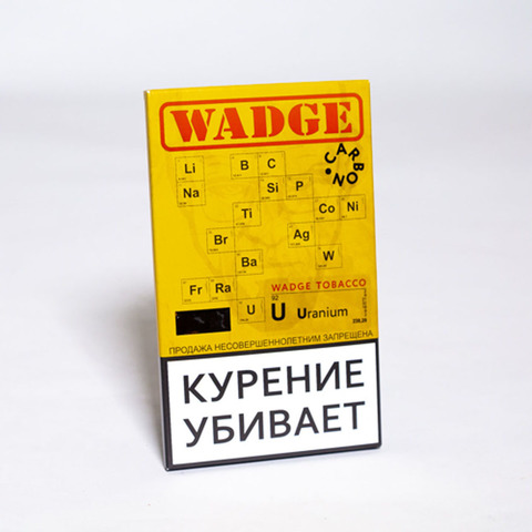 Табак WADGE CARBON 100gr Uranium
