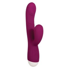 Фиолетовый вибратор-кролик Double Tap - 22,2 см. - 
