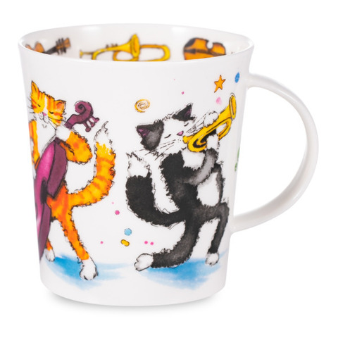 Кружка Dunoon Коты музыканты Ломонд 0.32л