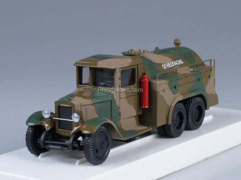 ZIS-6 BZ-35 Gasoline refueling camouflage LOMO-AVM 1:43