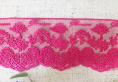 Вышивка на сетке, ш. 11,5 см