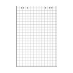 Бумага для флипчартов Attache 67.5х98 см белая 10 листов в клетку (80 г/кв.м)
