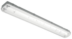 Светильник потолочный, бытовой НПБ 60W E27 овальный, с решеткой, белый, влаг/защит. IP54