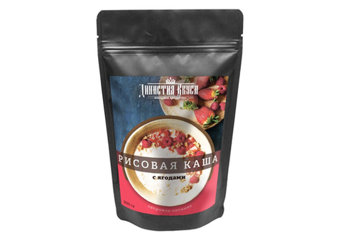 Каша рисовая с ягодами Династия Вкуса, 200г