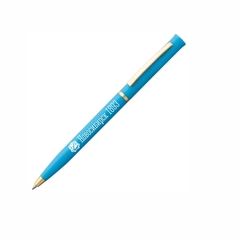 Новосибирск ручка пластик с золотой фурнитурой №0003 
