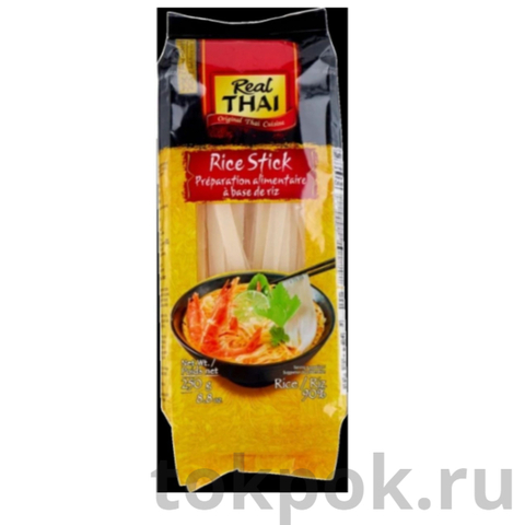 Рисовая лапша 10 мм Real Thai, 250 гр