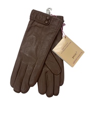 Перчатки. Женские. Материал верха: Кожаные. Подклад: плюш-флис.В упаковке 5 шт.