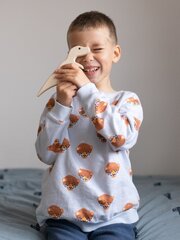 Утеплённый свитшот оверсайз Mjölk Тигрята