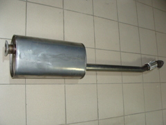 Глушитель 3163-01 нерж. Евро-3 с гофрой (L=1610 мм)