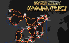 Euro Truck Simulator 2 - Scandinavia (для ПК, цифровой код доступа)