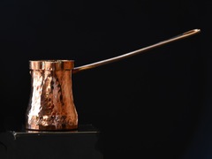 Турка Сой SOY из меди и серебра 125 мл