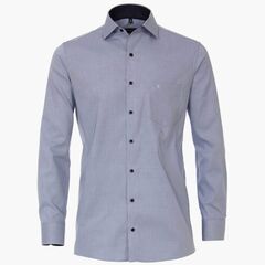 Сорочка мужская Casamoda Comfort Fit 393310700-101 из фактурной ткани синяя