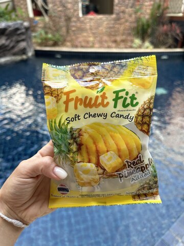 Конфеты Ананас Fruit fit soft shewy candy pineapple 84 гр. Таиланд купить выгодно в Иркутске