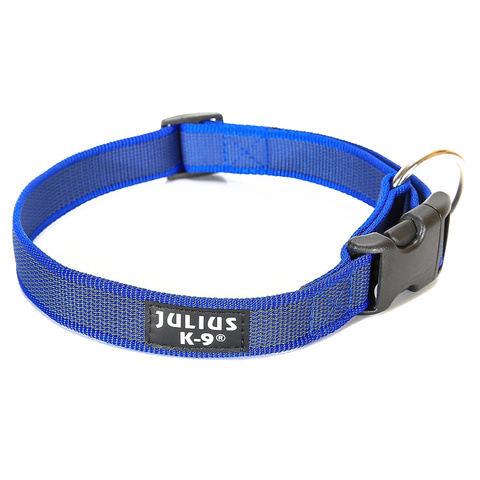 JULIUS-K9 ошейник для собак Color & Gray, сине-серый (27-42 см)