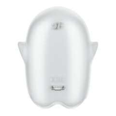 Мини-вибратор с воздушной стимуляцией Satisfyer Glowing Ghost серый (светится в темноте)