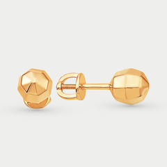 Серьги золотые