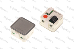 Кнопка (кнопочный модуль) MT42 RUS "Пустая", квадратная, красная подсветка.