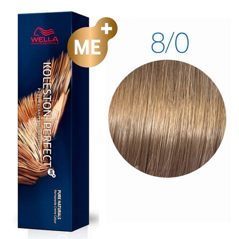 Wella Koleston Pure Naturals 8/0 (Светлый блонд натуральный) - Стойкая краска для волос