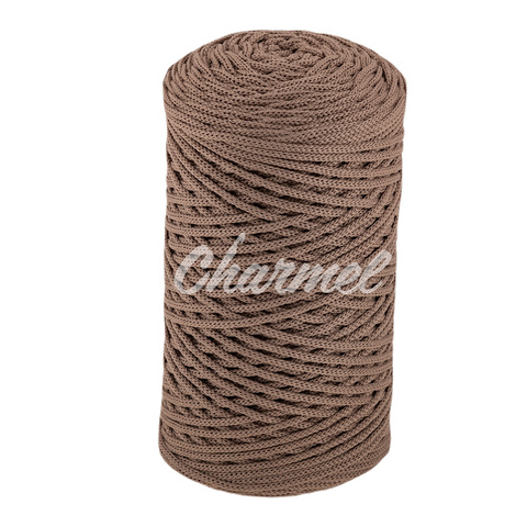 Cappuccino polyester cord 2 mm