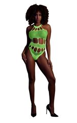 Стильное зеленое боди Body with Grecian Neckline - 