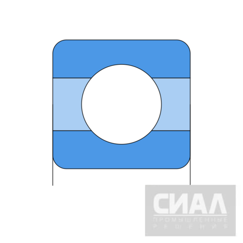 Подшипник радиальный SKF (W 60/1.5) 1,5х6х2,5